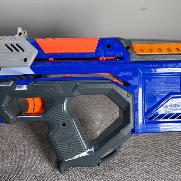 NERF N-Strike Elite Crossbolt Blaster Orange Blue NO 12 DART AMMO CLIP - Picture 6 of 15
